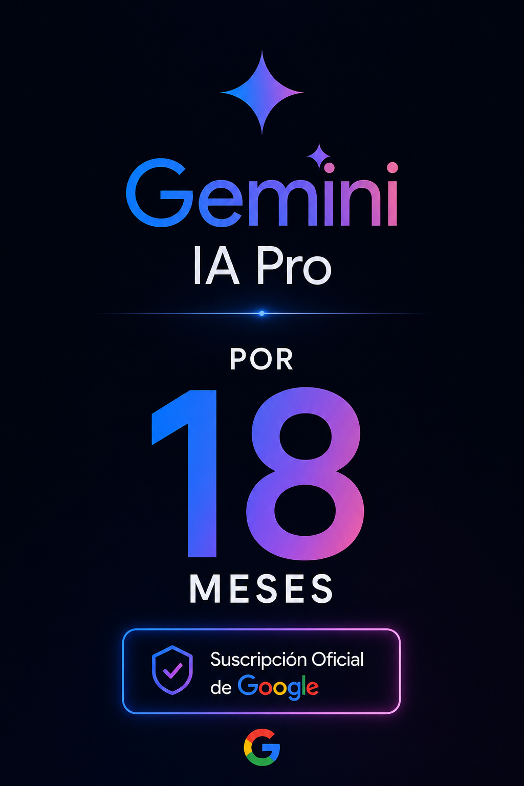 Google AI Pro - Gemini (18 meses)